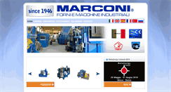 Desktop Screenshot of marconiforni.com